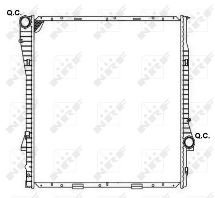 Radiator, racire motor 53183 NRF