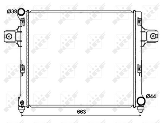 Radiator, racire motor 53191 NRF