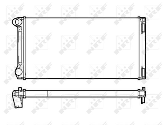 Radiator, racire motor 53249 NRF