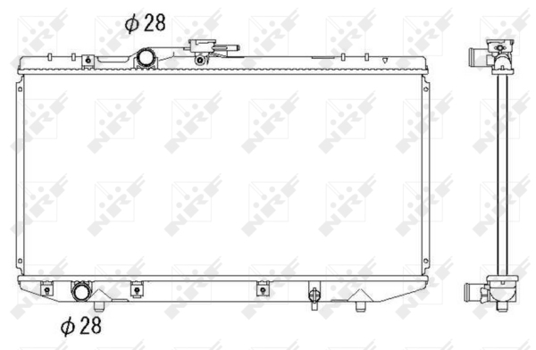 Radiator, racire motor 53269 NRF