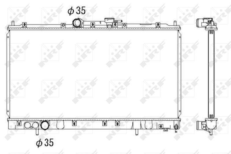 Radiator, racire motor 53312 NRF