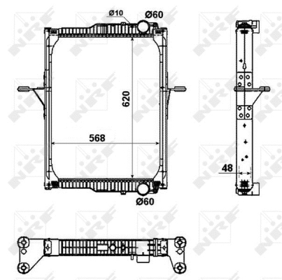 Radiator, racire motor 53343 NRF