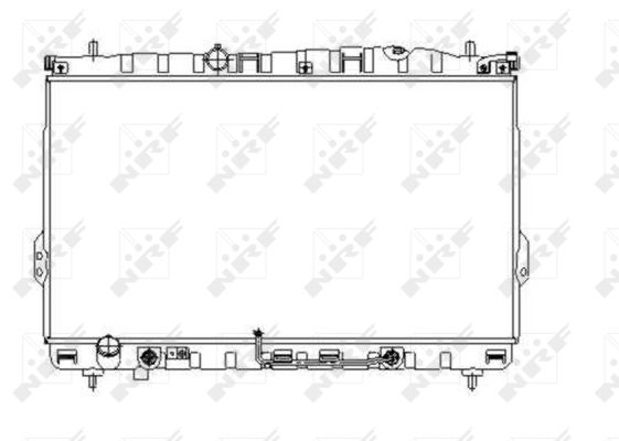 Radiator, racire motor 53354 NRF