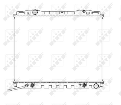 Radiator, racire motor 53366 NRF