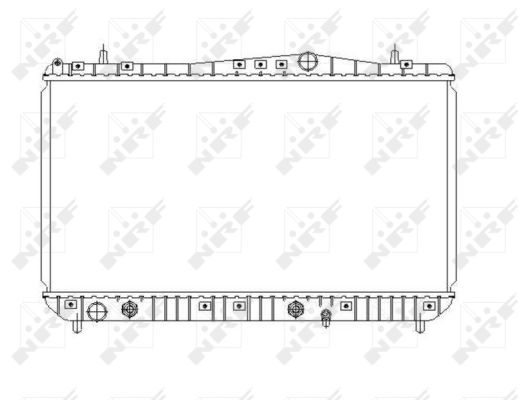 Radiator, racire motor 53385 NRF