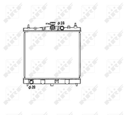 Radiator, racire motor 53476 NRF