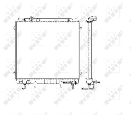 Radiator, racire motor 53479 NRF