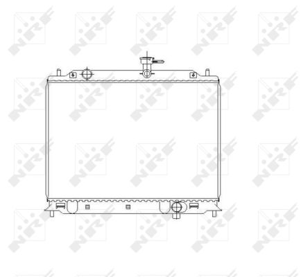 Radiator, racire motor 53492 NRF