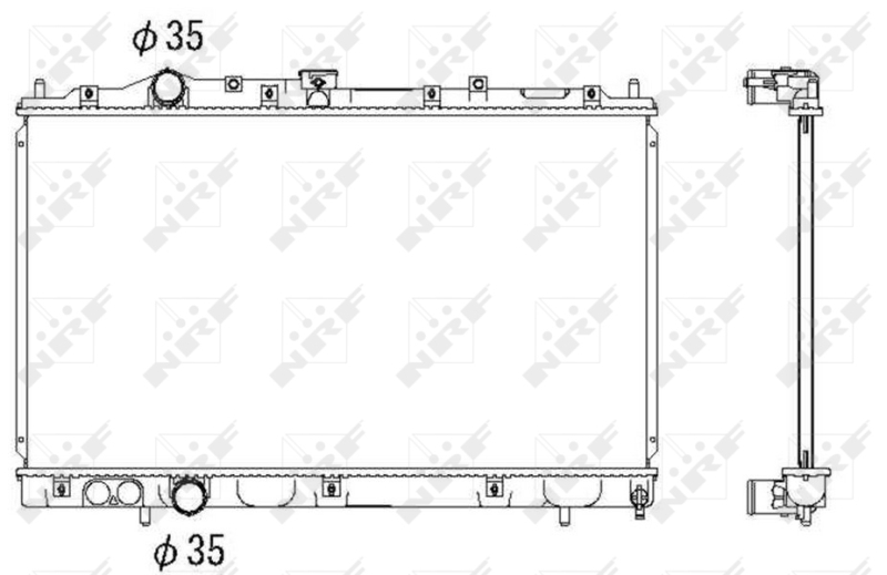 Radiator, racire motor 53522 NRF