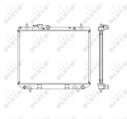 Radiator, racire motor 53536 NRF