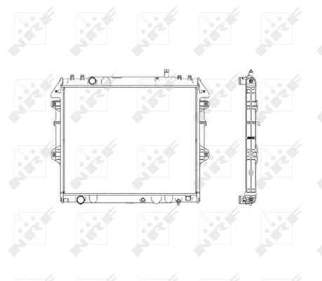 Radiator, racire motor 53541 NRF