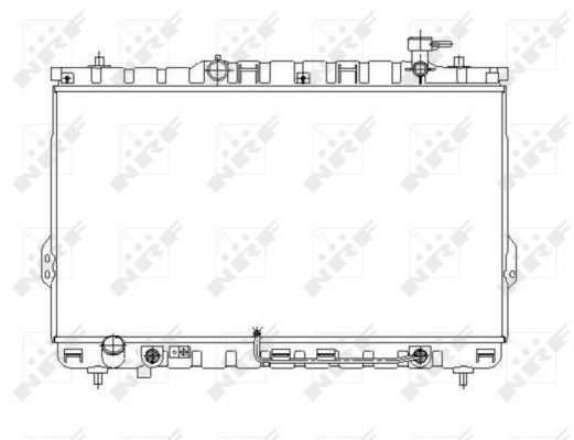 Radiator, racire motor 53646 NRF