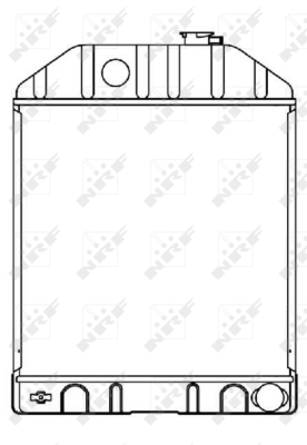 Radiator, racire motor 53660 NRF