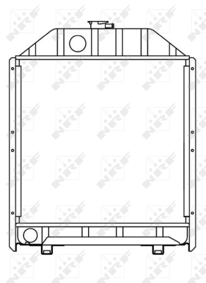 Radiator, racire motor 53662 NRF