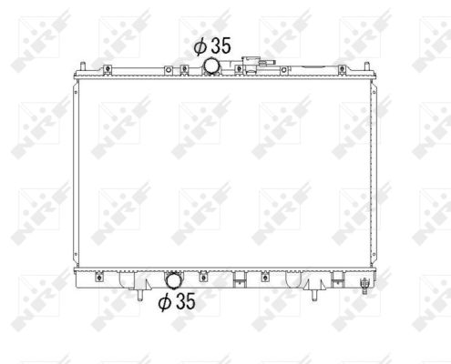 Radiator, racire motor 53792 NRF