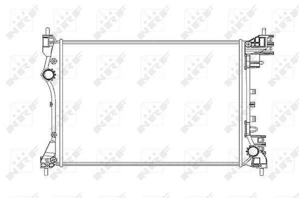 Radiator, racire motor 53834 NRF