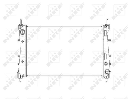 Radiator, racire motor 54503 NRF