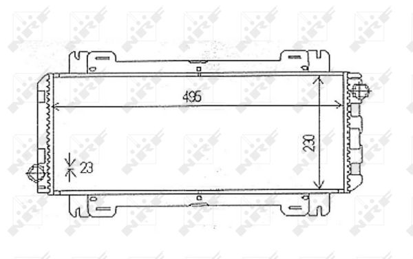 Radiator, racire motor 54613 NRF