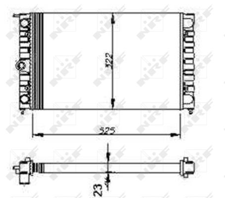 Radiator, racire motor 54694 NRF