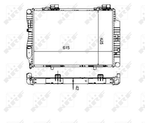 Radiator, racire motor 55333 NRF