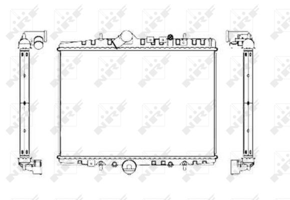 Radiator, racire motor 55346 NRF