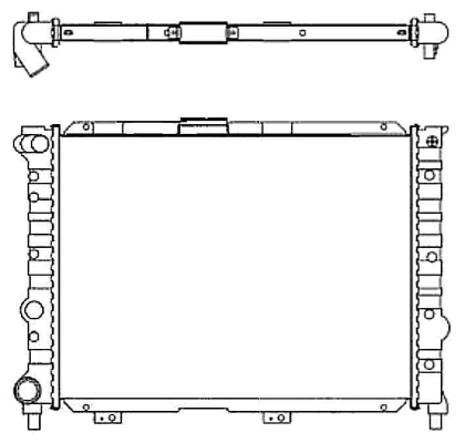 Radiator, racire motor 58114 NRF