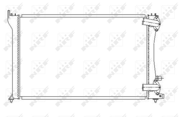 Radiator, racire motor 58251 NRF