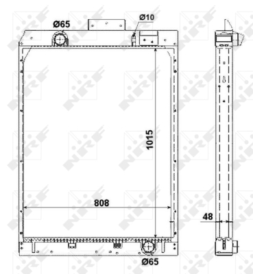 Radiator, racire motor 58380 NRF