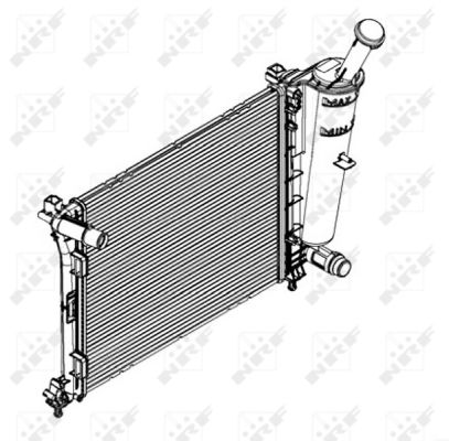 Radiator, racire motor 58429 NRF