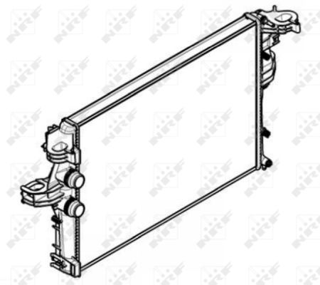 Radiator, racire motor 58430 NRF