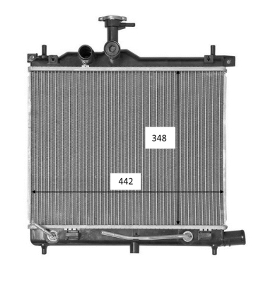 Radiator, racire motor 58460 NRF