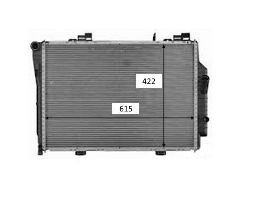 Radiator, racire motor 58489 NRF