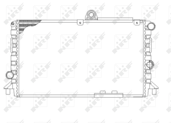 Radiator, racire motor 58809 NRF