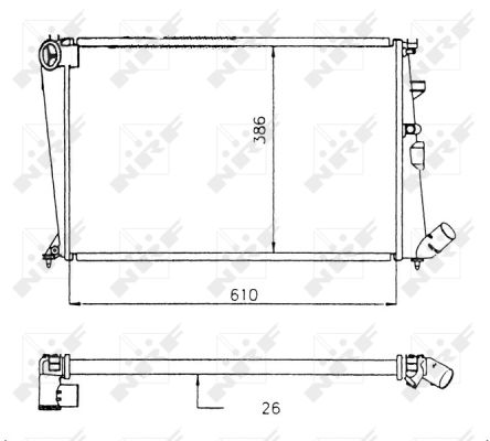 Radiator, racire motor 58914 NRF