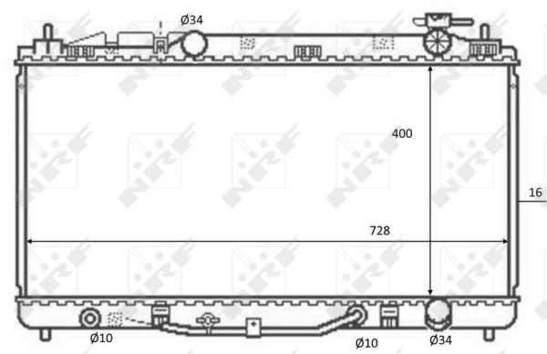 Radiator, racire motor 59079 NRF