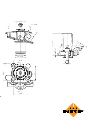 Termostat,lichid racire 725079 NRF