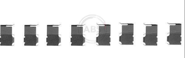 Set accesorii, placute frana 1063Q A.B.S.