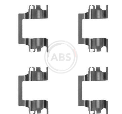 Set accesorii, placute frana 1117Q A.B.S.