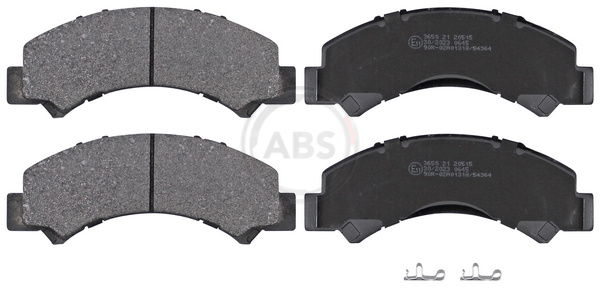 Set placute frana,frana disc 35379 A.B.S.