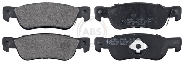Set placute frana,frana disc 36686 A.B.S.