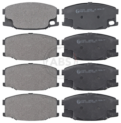 Set placute frana,frana disc 37657 A.B.S.