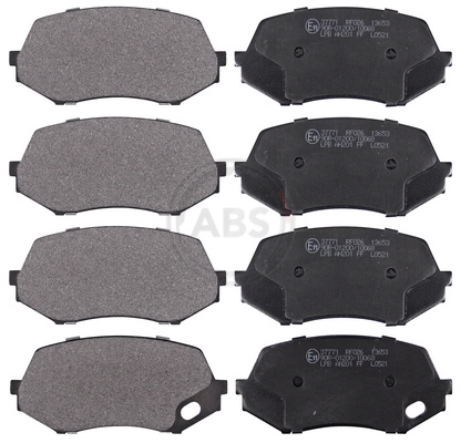 Set placute frana,frana disc 37771 A.B.S.