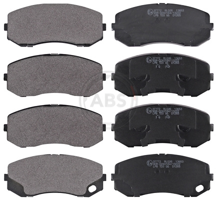 Set placute frana,frana disc 37772 A.B.S.