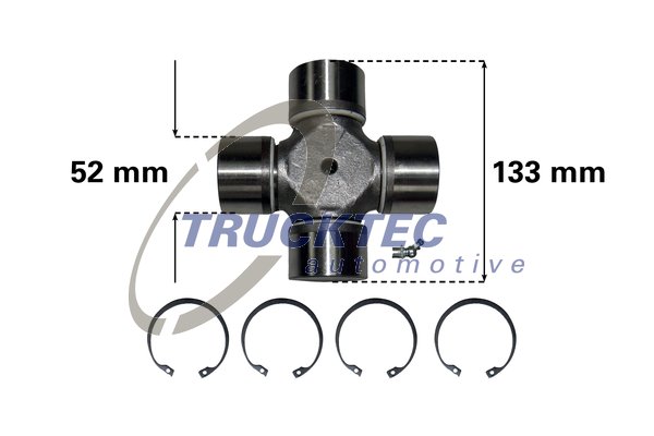 Articulatie, cardan 01.34.011 TRUCKTEC AUTOMOTIVE