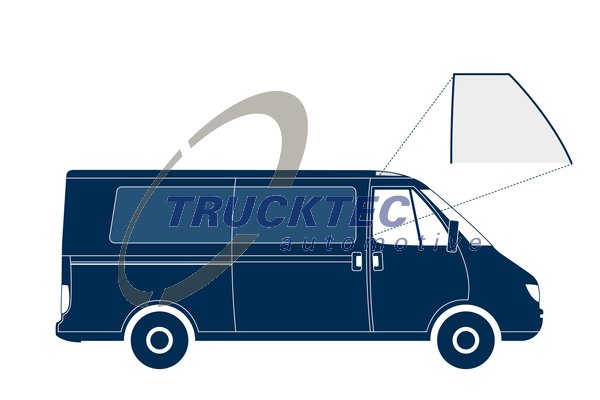 Elemente decorative/protectie, geamuri laterale 01.67.161 TRUCKTEC AUTOMOTIVE