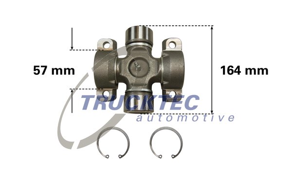 Articulatie, cardan 04.40.008 TRUCKTEC AUTOMOTIVE