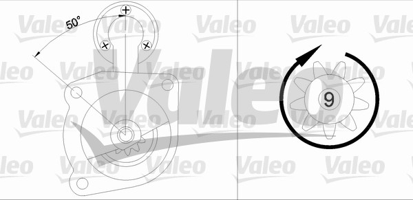 Starter 433318 VALEO