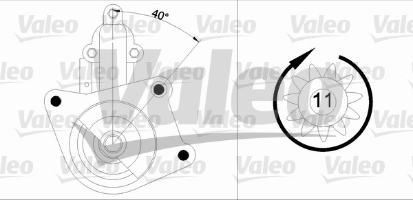 starter 433343 VALEO