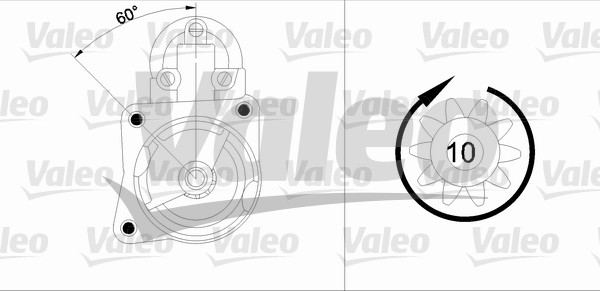 starter 433347 VALEO