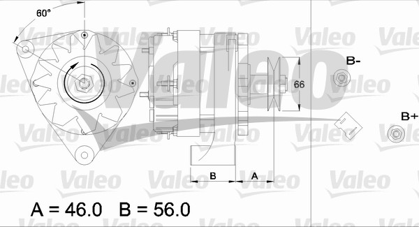 Generator / Alternator 433429 VALEO
